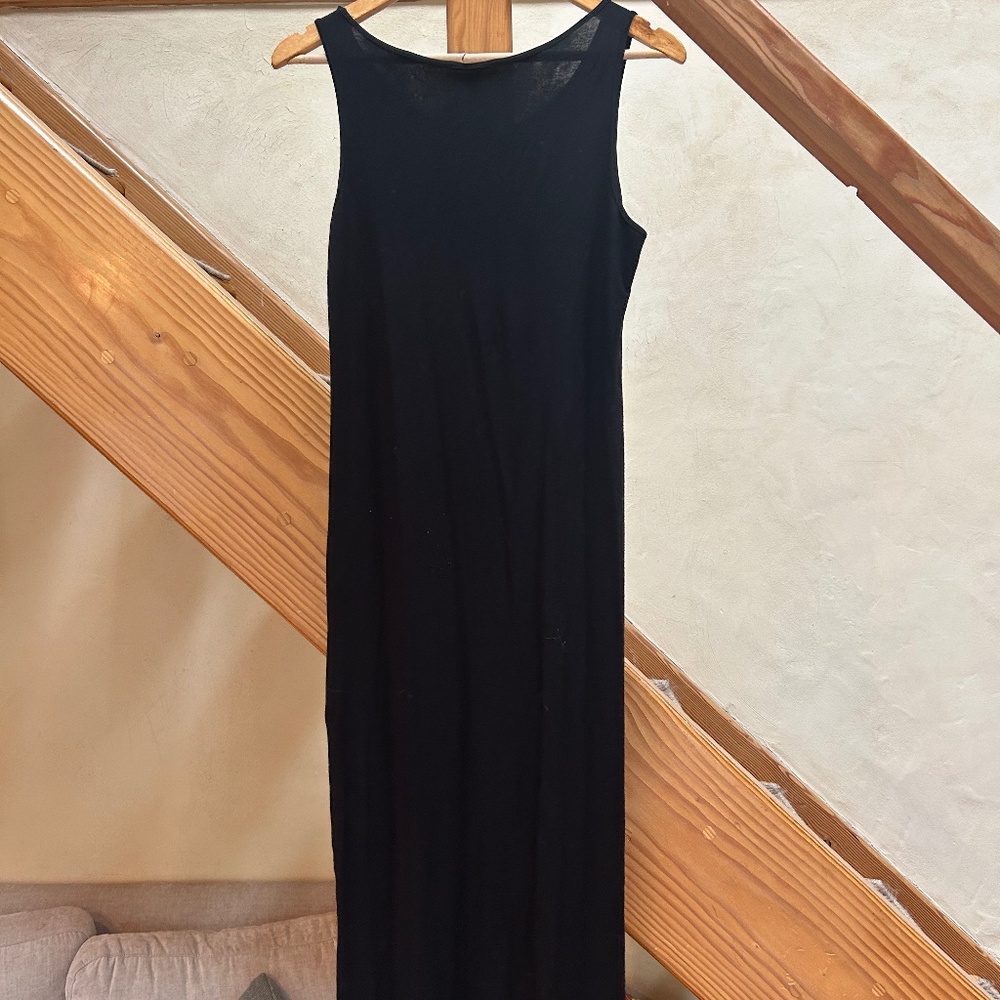 Eileen Fisher Stretch Jersey Knit Round Neck Dress, SZ Small